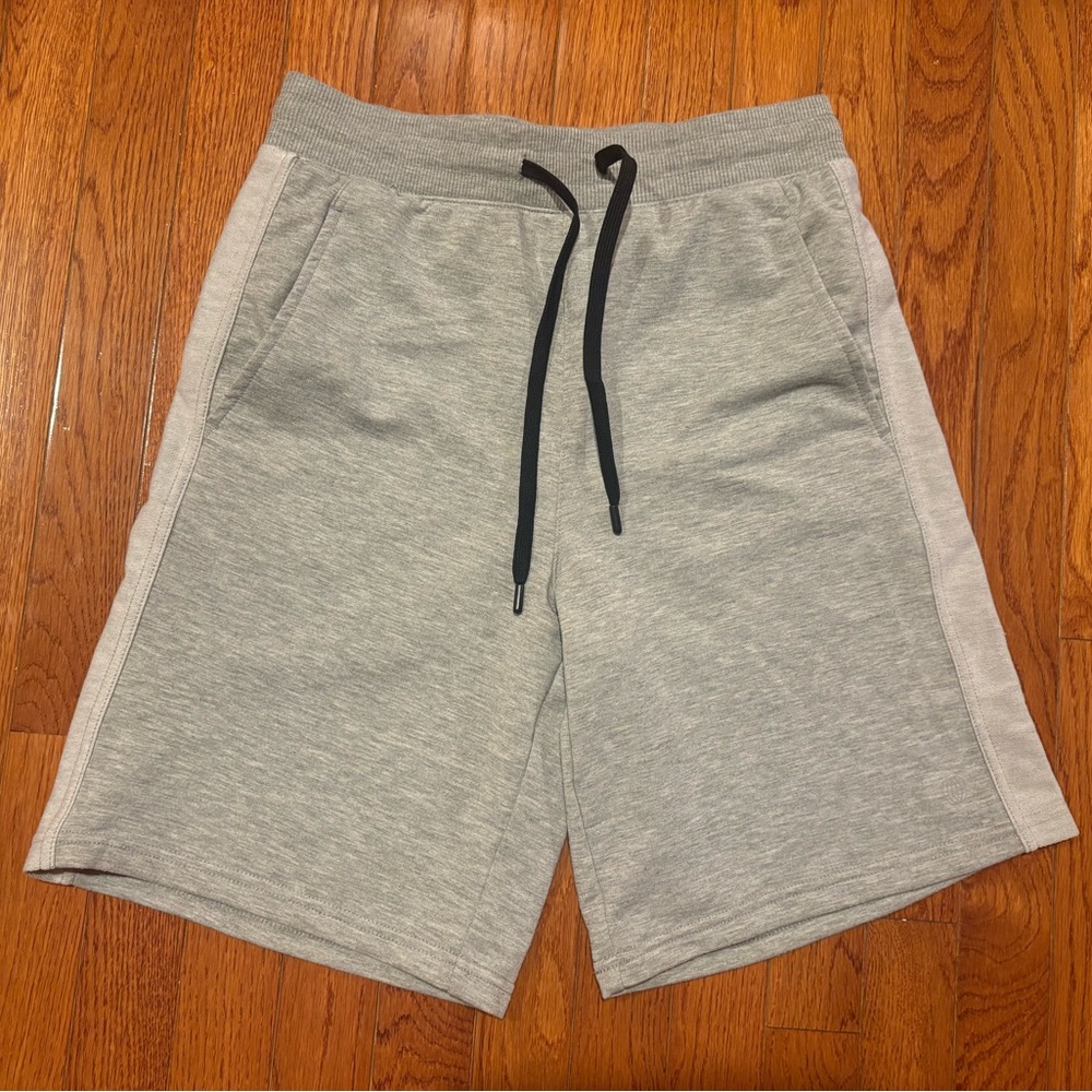 Balance Collection Gray Athletic Shorts with Drawstring Waist